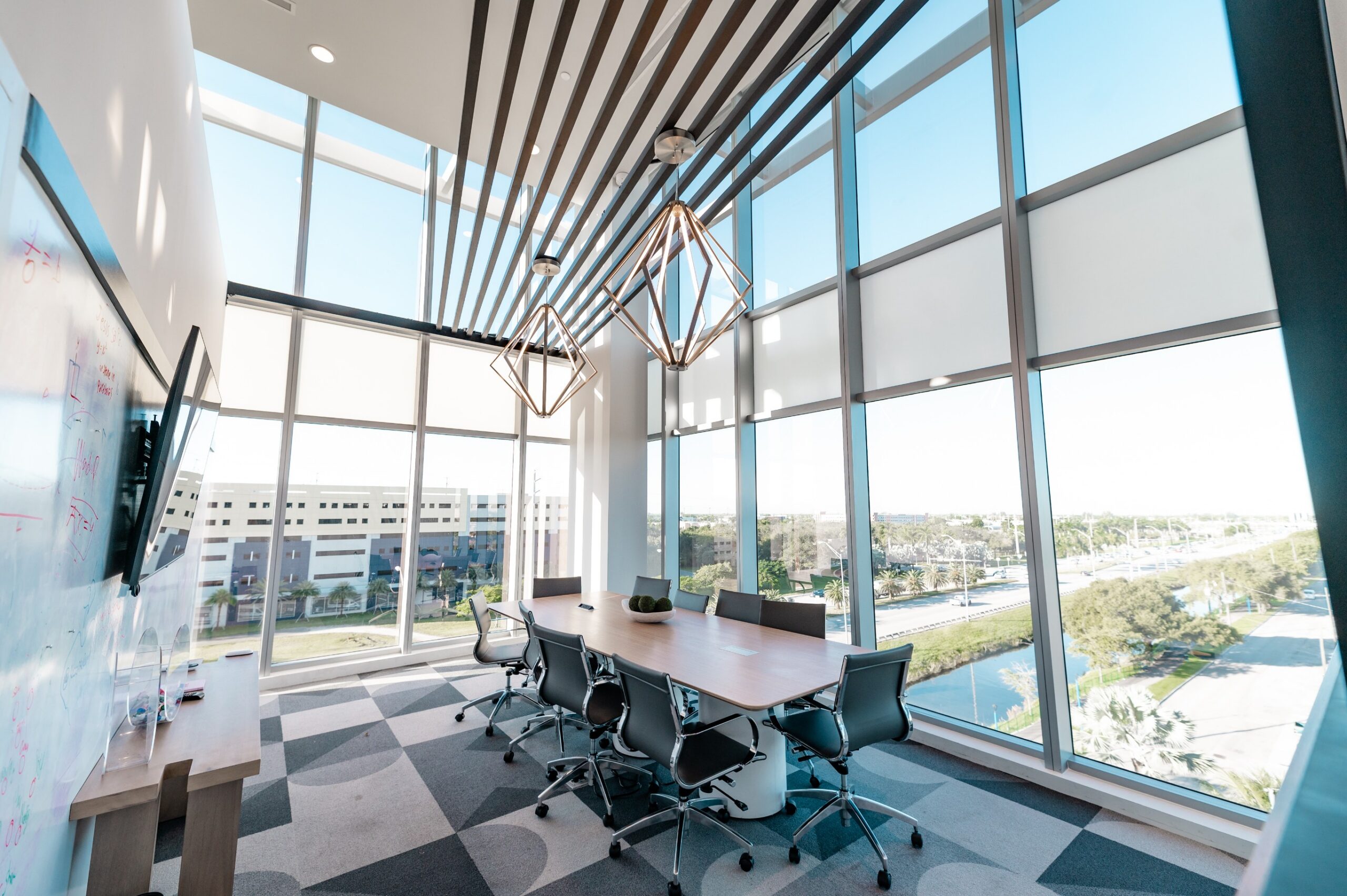apartment conference room floor to ceiling windows scaled
